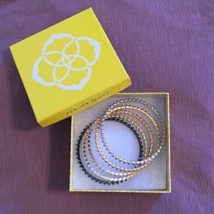 Kendra Scott Remy Bangles in mixed metals (W/ box)